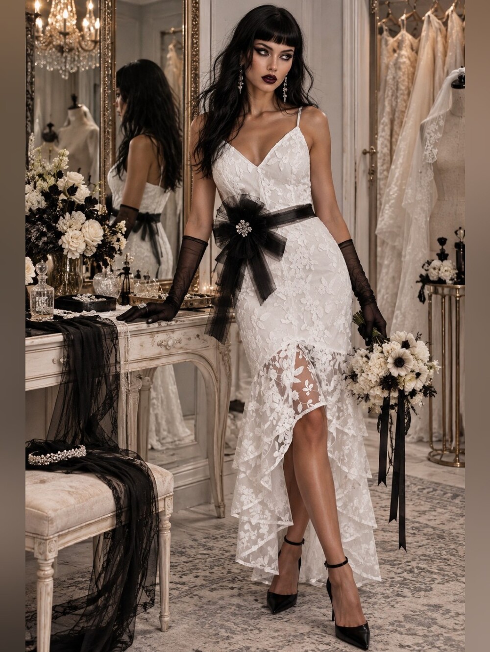 Lulus Forever Fanciful High Low Dress
